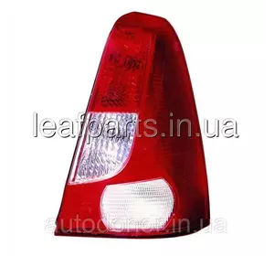 Ліхтар/стоп задній правий червоно-білий QSP Dacia/Renault Logan фаза 1