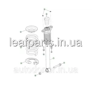 Пружина задня Standard Battery Vehicles Tesla Model 3 (16-) 1044472-00-G Пружина задня Standard Battery Vehicles Tesla Model 3 (16-) 1044472-00-G