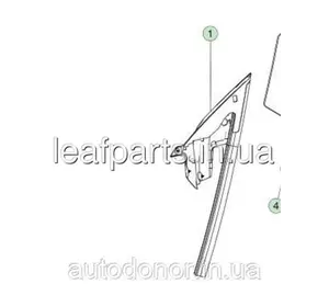 Направляюча скла двері передня ліва Tesla Model 3 (16-) 1090493-00-E Направляюча скла двері передня ліва Tesla Model 3 (16-) 1090493-00-E