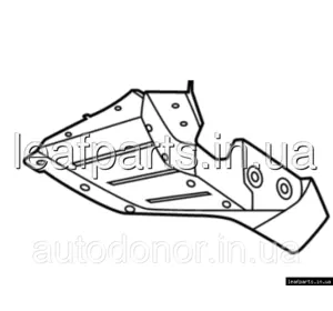 Воздуховод підкрильник передній правий Nissan Ariya (22-) 62822-5MR0A Воздуховод підкрильник передній правий Nissan Ariya (22-) 62822-5MR0A