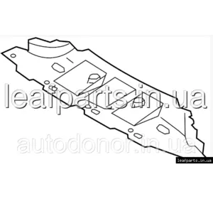 Кожух заднього бампера нижній Hyundai Kona Electric (17-) 86690K4000 Кожух заднього бампера нижній Hyundai Kona Electric (17-) 86690K4000