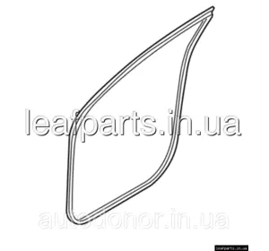 Ущільнювач пройома двері передня лівий Hyundai Kona Electric (22-) 82110J9000 Ущільнювач пройома двері передня лівий Hyundai Kona Electric (22-) 82110J9000