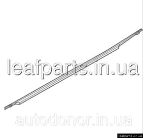 Молдінг злизувач бархатка двері задньої правий Nissan Ariya (22-) 82820-5MP0A Молдінг злизувач бархатка двері задньої правий Nissan Ariya (22-) 82820-5MP0A