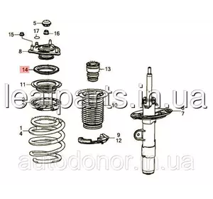 Підшипник переднього амортизатора Honda FCX Clarity (17-) 51726-TRT-A01 Підшипник переднього амортизатора Honda FCX Clarity (17-) 51726-TRT-A01
