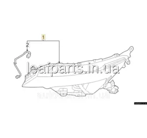 Фара передня права Nissan Ariya (22-) 26010-5MR0A Фара передня права Nissan Ariya (22-) 26010-5MR0A