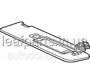 Сонцезахисний піддашок лівий VW ID4 (20-) 11K-857-551-2UV Сонцезахисний піддашок лівий VW ID4 (20-) 11K-857-551-2UV