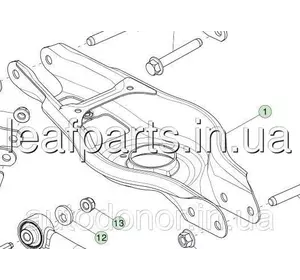 Важіль задньої підвіски нижній лівий / правий Tesla Model 3 (16-) 1044451-00-F Важіль задньої підвіски нижній лівий / правий Tesla Model 3 (16-) 1044451-00-F