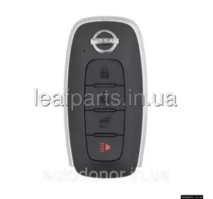 Ключ 4 кнопки електрична кришка багажника 433MHz / ID4A АНАЛОГ Nissan Ariya (22-) 285E3-5MR3B Ключ 4 кнопки електрична кришка багажника 433MHz / ID4A АНАЛОГ Nissan Ariya (22-) 285E3-5MR3B