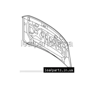 Капот Ford F-150 Lightning (22-) NL3Z-16612-C Капот Ford F-150 Lightning (22-) NL3Z-16612-C