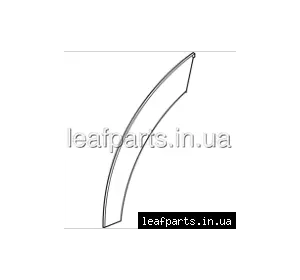 Накладка зовнішня округла / молдінг двері задньої ліва Nissan Ariya (22-) 82873-5MR5A Накладка зовнішня округла / молдінг двері задньої ліва Nissan Ariya (22-) 82873-5MR5A