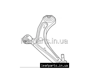 Важіль передній правий Nissan Ariya (22-) 54500-5MR0A Важіль передній правий Nissan Ariya (22-) 54500-5MR0A