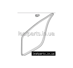 Ущільнювач двері передня ліва Nissan Ariya (22-) 80831-5MP0A Ущільнювач двері передня ліва Nissan Ariya (22-) 80831-5MP0A