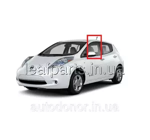 Скло бічне ліве переднє дверне (водьке) Nissan Leaf ZE0 / AZE0 / ZE1 (10-) 80301-3NA0A