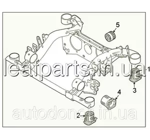 Підрамник / балка задній VW ID.4, Audi Q4 E-tron (20-) 1EA-505-345