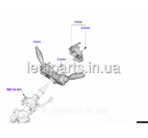 Підрульовий перемикач Hyundai Kona Electric (17-) 93400J9560 Підрульовий перемикач Hyundai Kona Electric (17-) 93400J9560