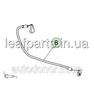 Трос відкриття порту зарядки Tesla Model 3 (17-) 1093124-00-C Трос відкриття порту зарядки Tesla Model 3 (17-) 1093124-00-C