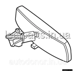 Дзеркало заднього огляду без відкриття гаража Nissan Ariya (22-) 96321-5MP0A Дзеркало заднього огляду без відкриття гаража Nissan Ariya (22-) 96321-5MP0A