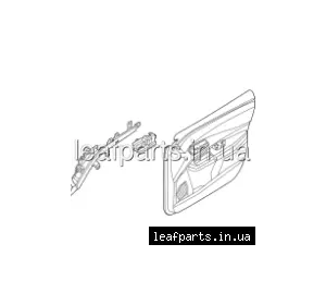 Підсвітка LED карта двері передня ліва Nissan Ariya (22-) 80985-5MS0A Підсвітка LED карта двері передня ліва Nissan Ariya (22-) 80985-5MS0A