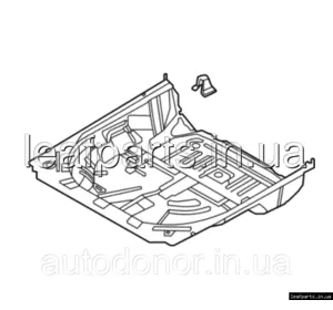 Корито багажника FWD Nissan Ariya (22-) G4514-5MPMA Корито багажника FWD Nissan Ariya (22-) G4514-5MPMA