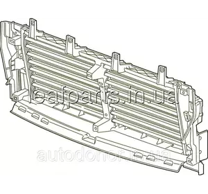 Жалюрка радіатора охолодження VW ID.4, ID.3, Audi Q4 E-tron (20-) 1EA-122-135-E Жалюрка радіатора охолодження VW ID.4, ID.3, Audi Q4 E-tron (20-) 1EA-122-135-E