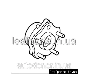 Ступиця задня з підшипником FWD Nissan Ariya (22-) 43202-5MP0A Ступиця задня з підшипником FWD Nissan Ariya (22-) 43202-5MP0A
