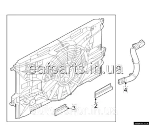 Дифузор з вентилятором в зборі Nissan Ariya (22-) 21481-5MP0A Дифузор з вентилятором в зборі Nissan Ariya (22-) 21481-5MP0A