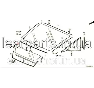 Скло в кришку багажника Honda FCX Clarity (17-) 73711-TRT-A01 Скло в кришку багажника Honda FCX Clarity (17-) 73711-TRT-A01