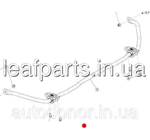 Стабілізатор задній Tesla Model 3 (16-) 1044488-00-A Стабілізатор задній Tesla Model 3 (16-) 1044488-00-A
