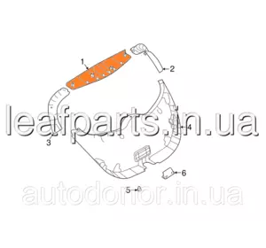 Обшивка дверей (кришки, ляди) багажника верхня Nissan Leaf AZE0 (13-17) 90900-3NF0A Обшивка дверей (кришки, ляди) багажника верхня Nissan Leaf AZE0 (13-17) 90900-3NF0A