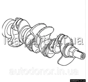Коленвал Honda Clarity 1,5T (17-) 13310-5R1-040 Коленвал Honda Clarity 1,5T (17-) 13310-5R1-040