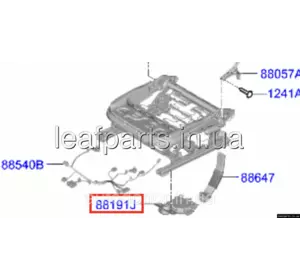 Вузол вкентиляції сидіння переднє лівого Hyundai Kona Electric (17-) 88195K4250 Вузол вкентиляції сидіння переднє лівого Hyundai Kona Electric (17-) 88195K4250