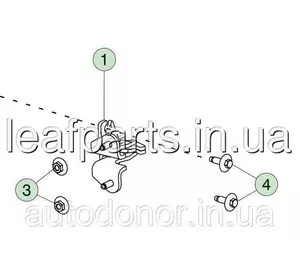 Завіса двері задньої лівої верхня Tesla Model 3 (16-) 1091333-00-G Завіса двері задньої лівої верхня Tesla Model 3 (16-) 1091333-00-G