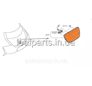 Ручка дверей (кришки, ляди) багажника зовнішня без камери Nissan Leaf ZE0 / AZE0 (10-17) 90606-3NC4B Ручка дверей (кришки, ляди) багажника зовнішня без камери Nissan Leaf ZE0 / AZE0 (10-17) 90606-3NC4B