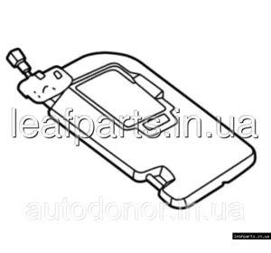 Сончезахисний піддашок лівий Nissan Ariya (22-) 96401-5MR0A Сончезахисний піддашок лівий Nissan Ariya (22-) 96401-5MR0A