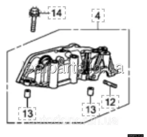 Захист датчика двигуна Honda Clarity 1,5T (17-) 12266-5WJ-A00 Захист датчика двигуна Honda Clarity 1,5T (17-) 12266-5WJ-A00