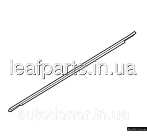 Молдінг бархатка зовнішня двері передня ліва Hyundai Kona Electric (22-) 82210J9001 Молдінг бархатка зовнішня двері передня ліва Hyundai Kona Electric (22-) 82210J9001